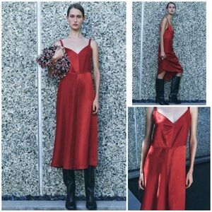 ZARA ~  Satin slip dress ZW COLLECTION